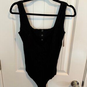 Popilush Black compression bodysuit